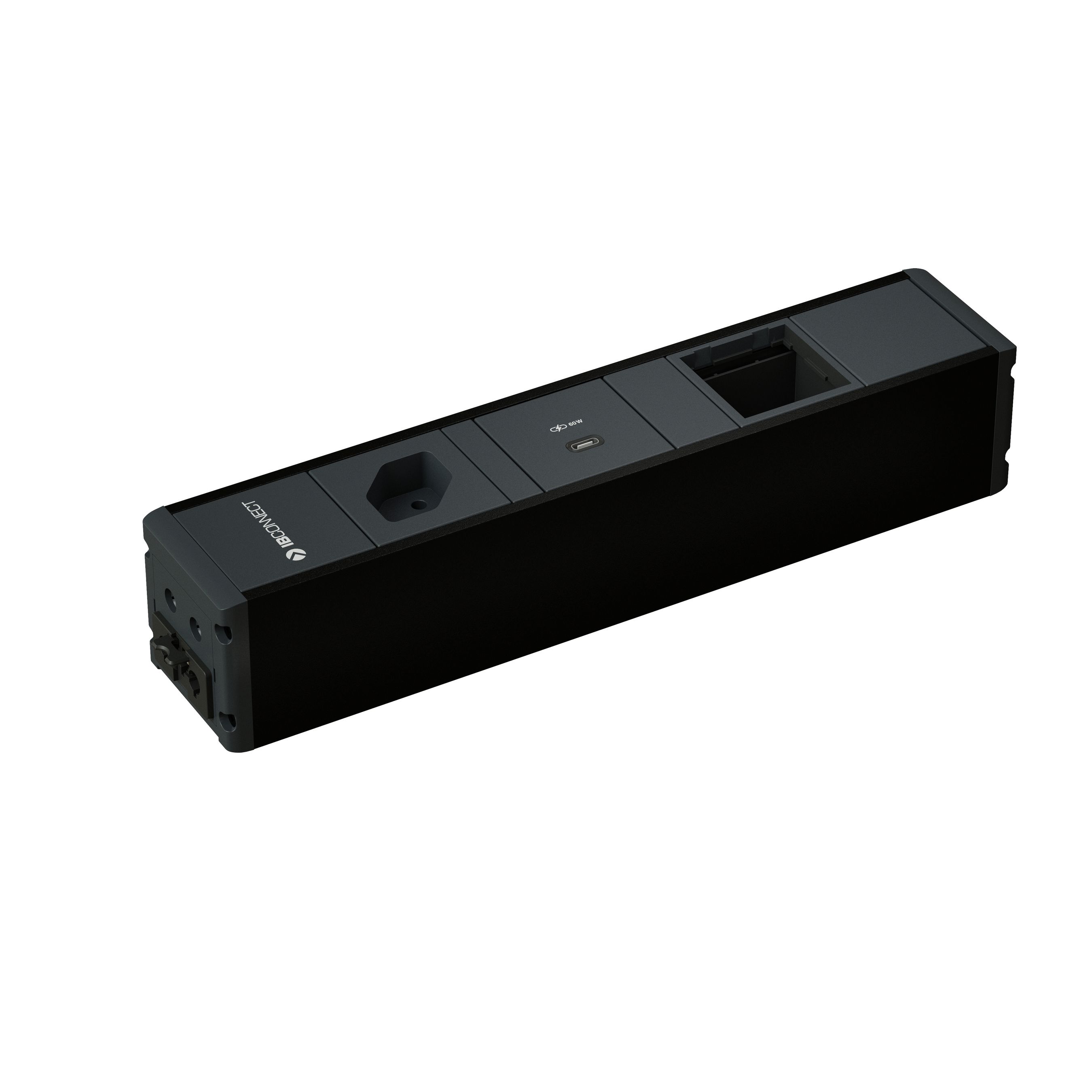 CUBO bloc multiprise noir 1x type 13 1x USB-C 60W 1x vide aimant