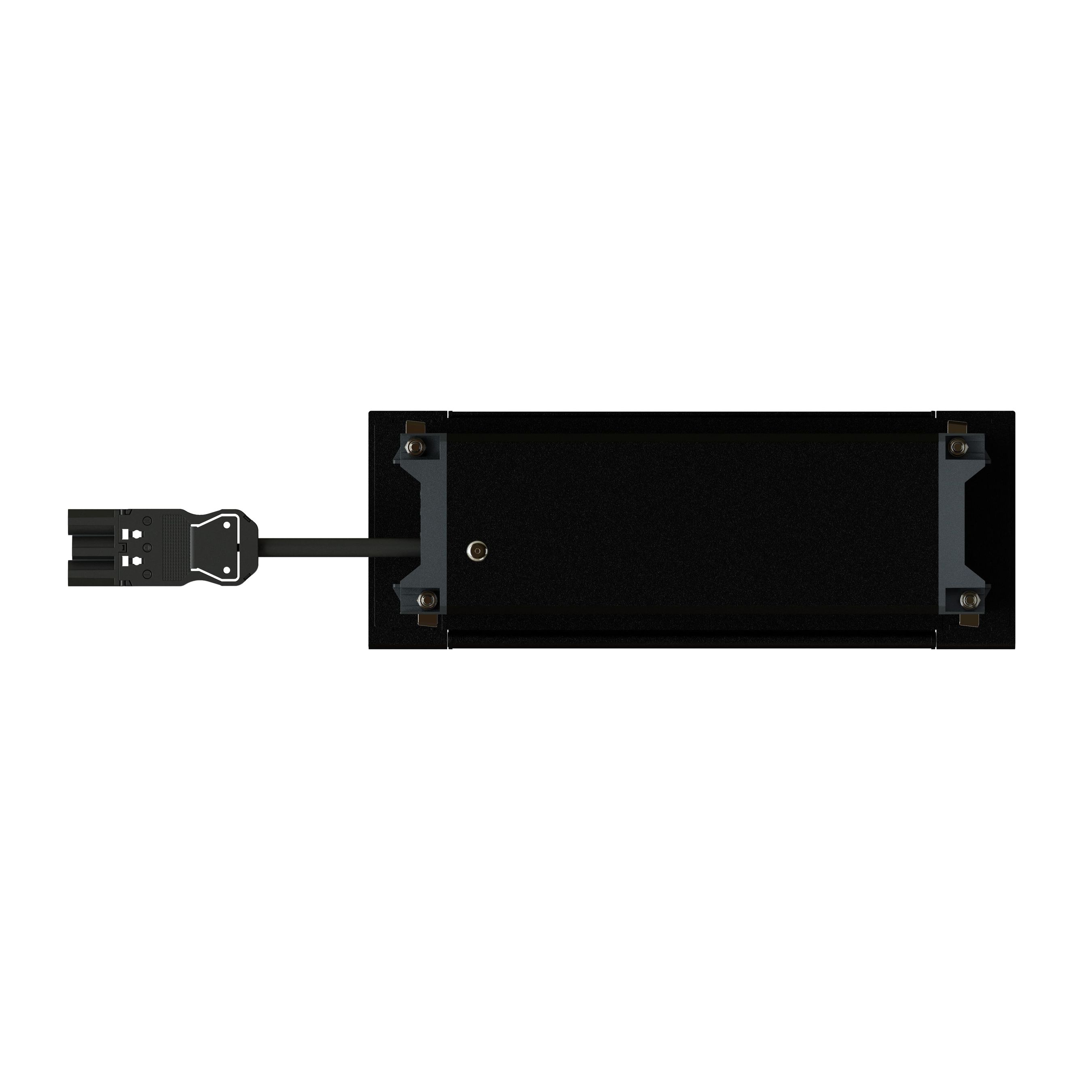 NEXO Steckdoseneinheit schwarz 2x Typ 13 1x USB-C 60W