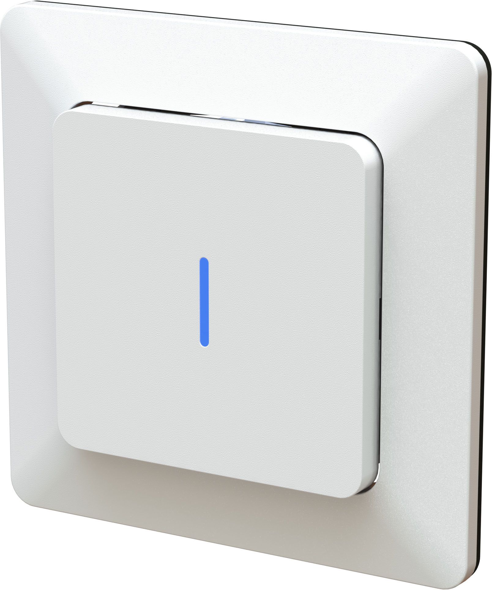 Druckschalter Schema 6 beleuchtet UP priamos weiss