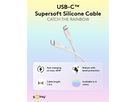 cavo di ricarica USB-C silicone 1.5m bianco