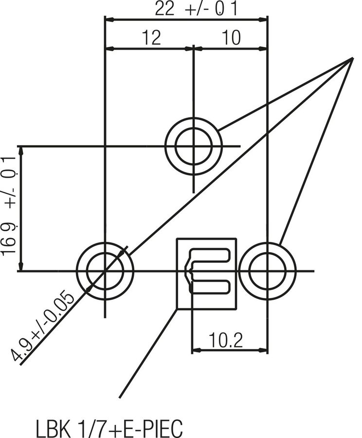 LBK-Stecker 7polig 5-Stifte 10A 400V