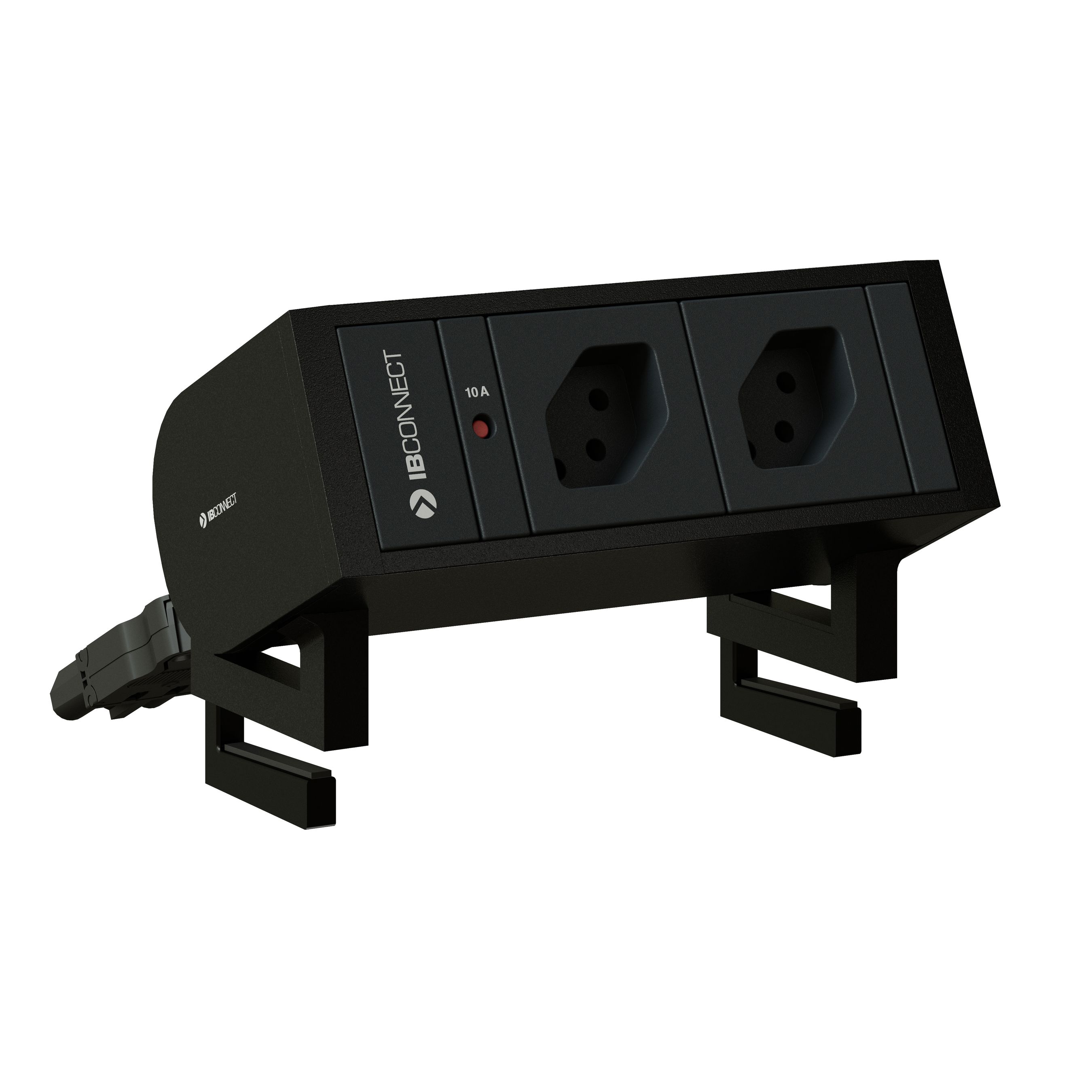 SUPRA presa multipla nero 2x tipo 13