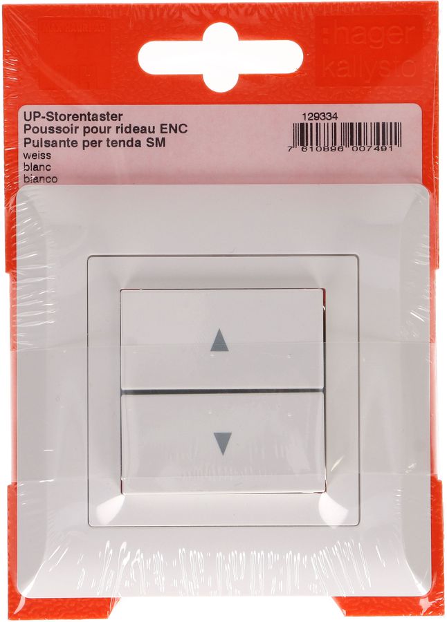 bouton-poussoir stores ENC Kallysto blanc