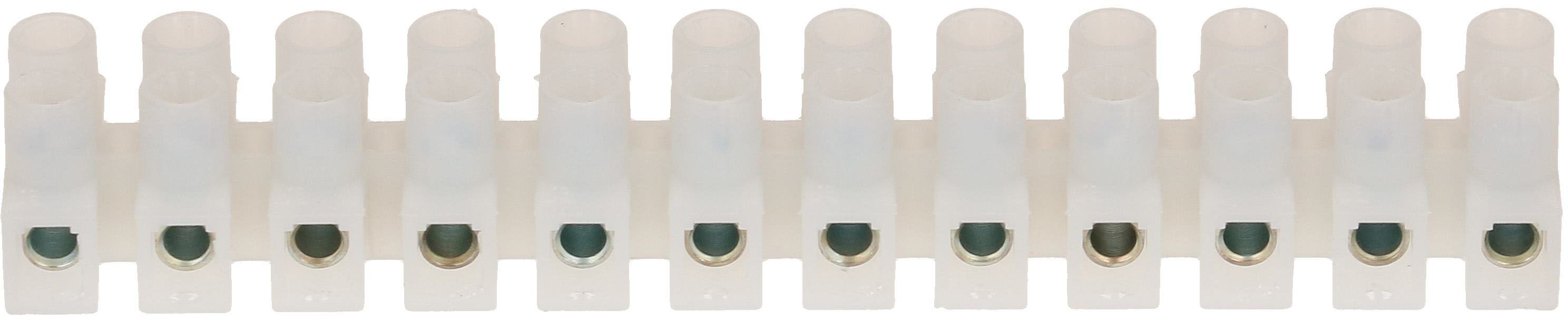 Steckverbindungsklemmleiste 0.5-2.5mm2 transparent / Kupplung
