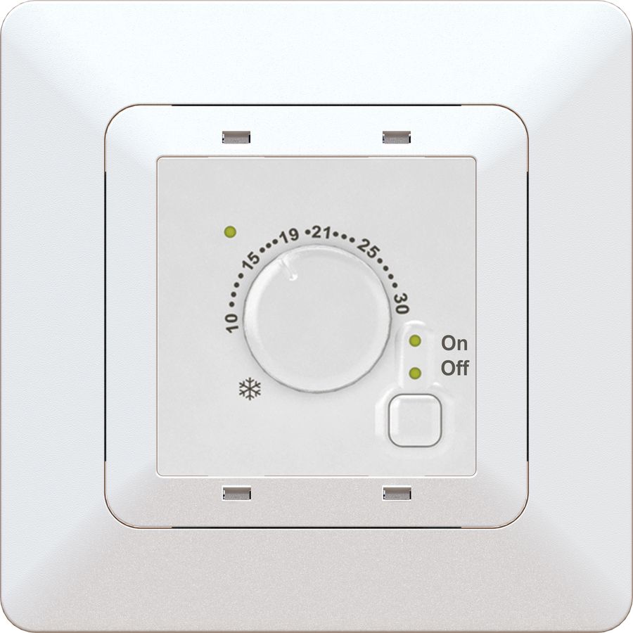 thermostat d'ambiance ENC avec sonde externe priamos blanc