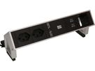DESK 2 Inox 2x Typ13 1x USB A/C Charger 1x Leer