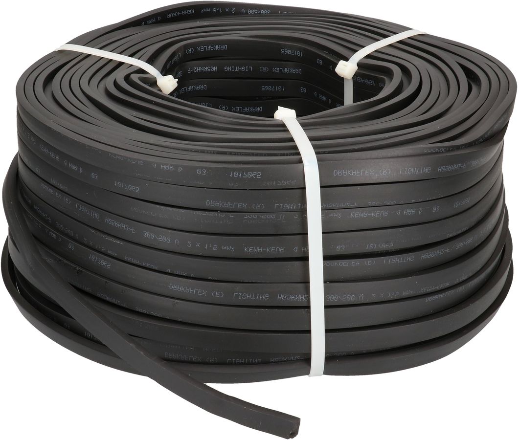 Câble IIIu H05RNH2-F2X1.5 100 m, noir