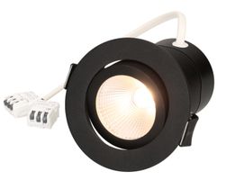 LED-Einbauspot DISC 230 Ø68 schwarz 3000K 650lm 36°