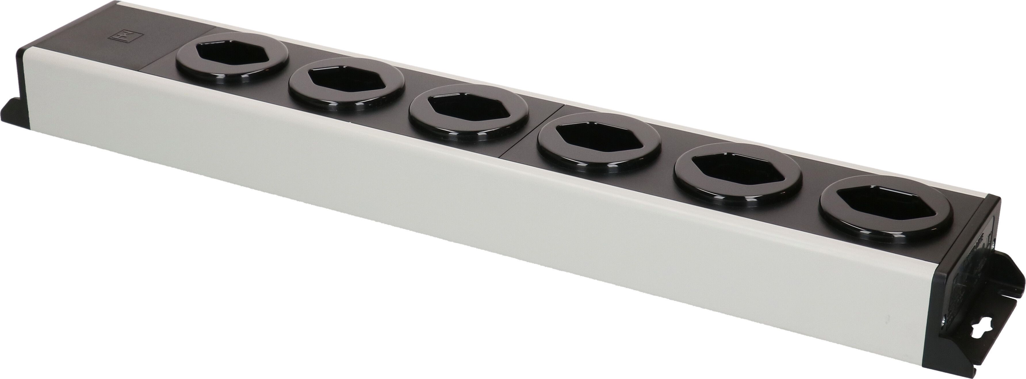Steckdosenleiste Power Line 6x Typ 13 grau/schwarz
