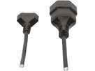 Extension cable cordset H07RN-F3G1.5mm2 black