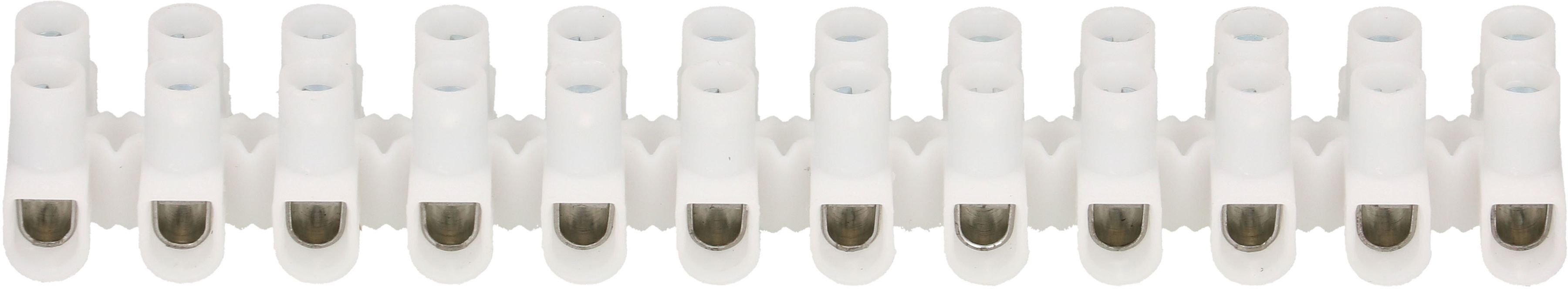 Klemmleiste 1.5-6mm2 12-polig weiss 2 Stk.