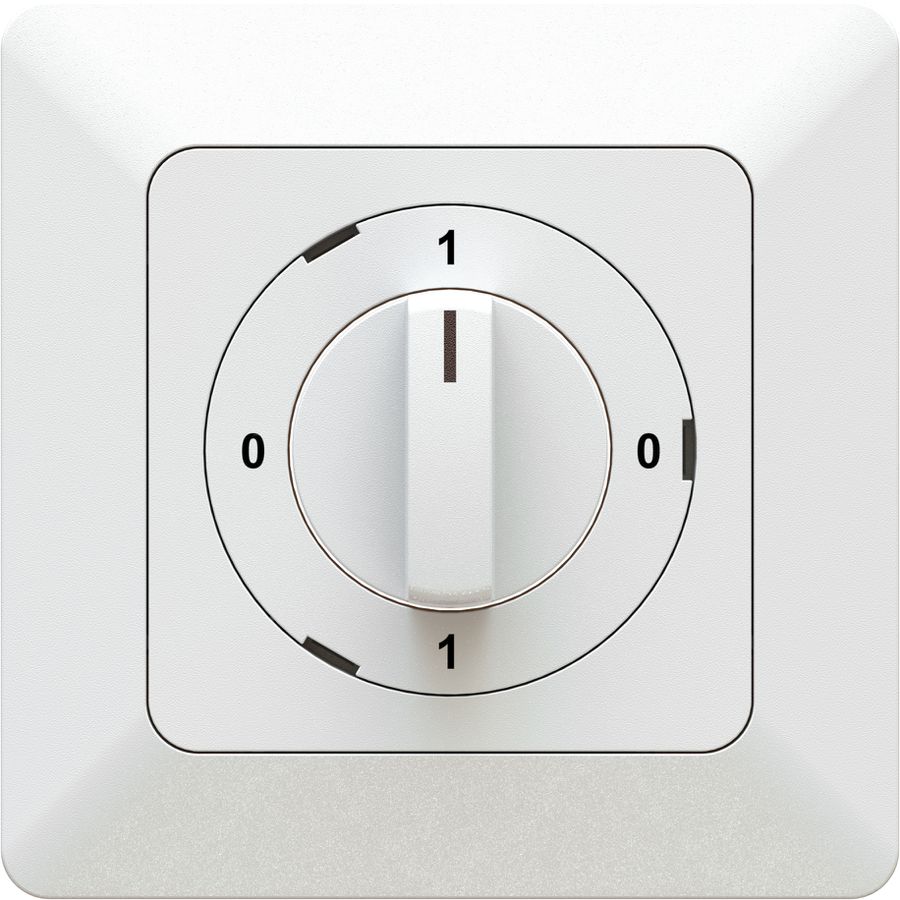 interrupteur rotatif schéma 0/1L 0-1-0-1 AP priamos blanc