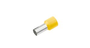Isolierte Aderendhülse 1.0mm² x 6mm gelb