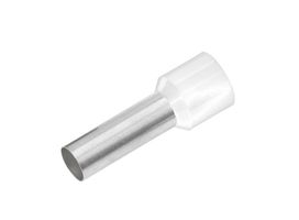 Cosse tubulaire à sertir isolée 0.5mm²/8mm blanc DIN 46228