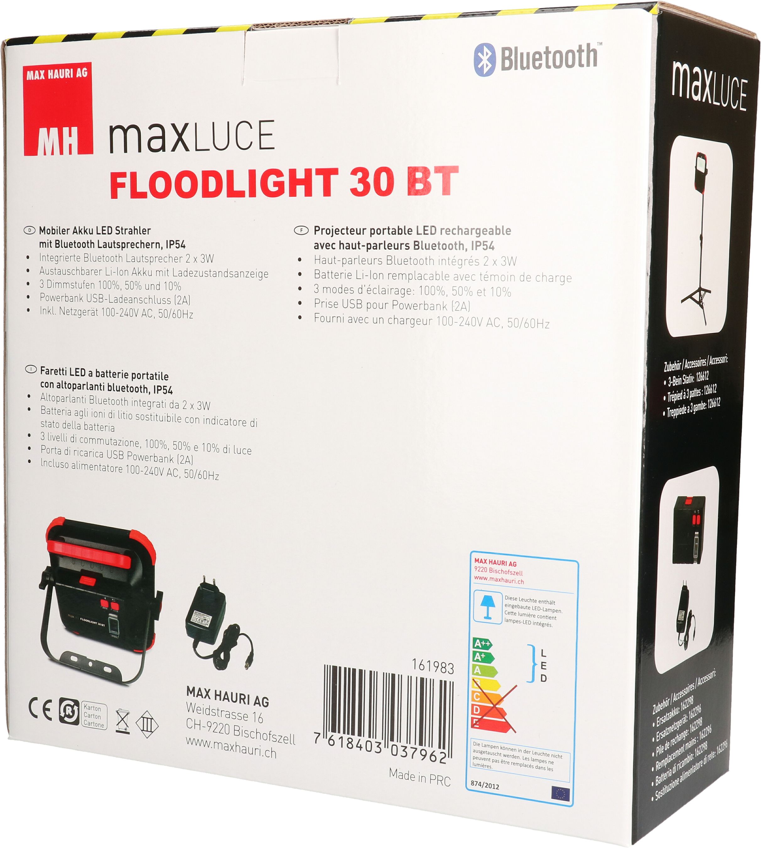 Rechargeble LED Floodlight 30W BT