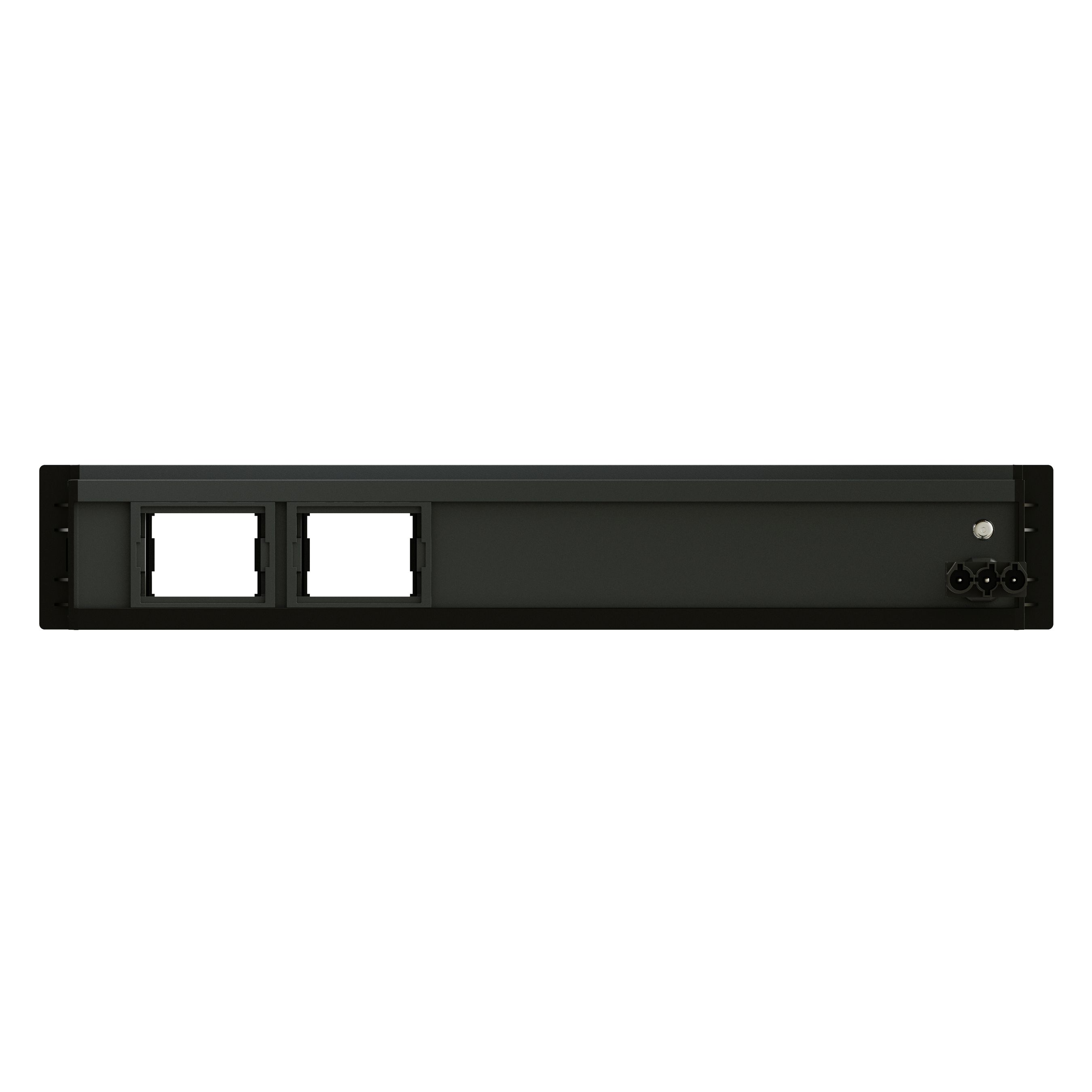BOX6 - 3 X SOCKET + 1 X USB A/C + 2 X EMPTY MODULE