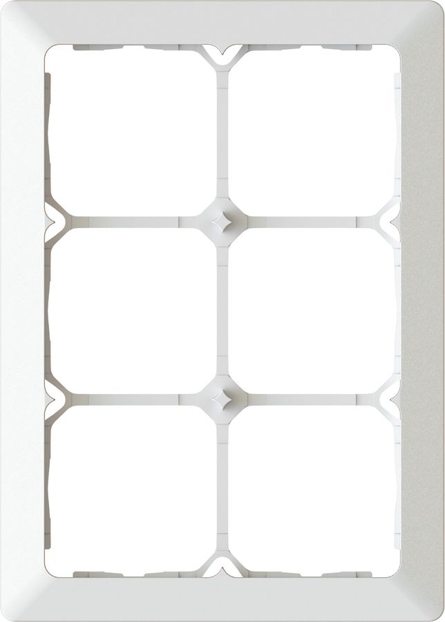 Abdeckrahmen Gr.3x2 UP inkl. Designprofil priamos weiss