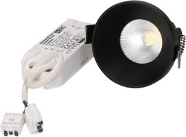 spot encastré à LED ATMA 68 noir 3000K 660lm 32°