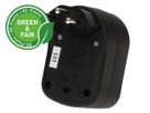 Abzweigstecker ADAPT 2x Typ 13 schwarz drehbar Green+Fair
