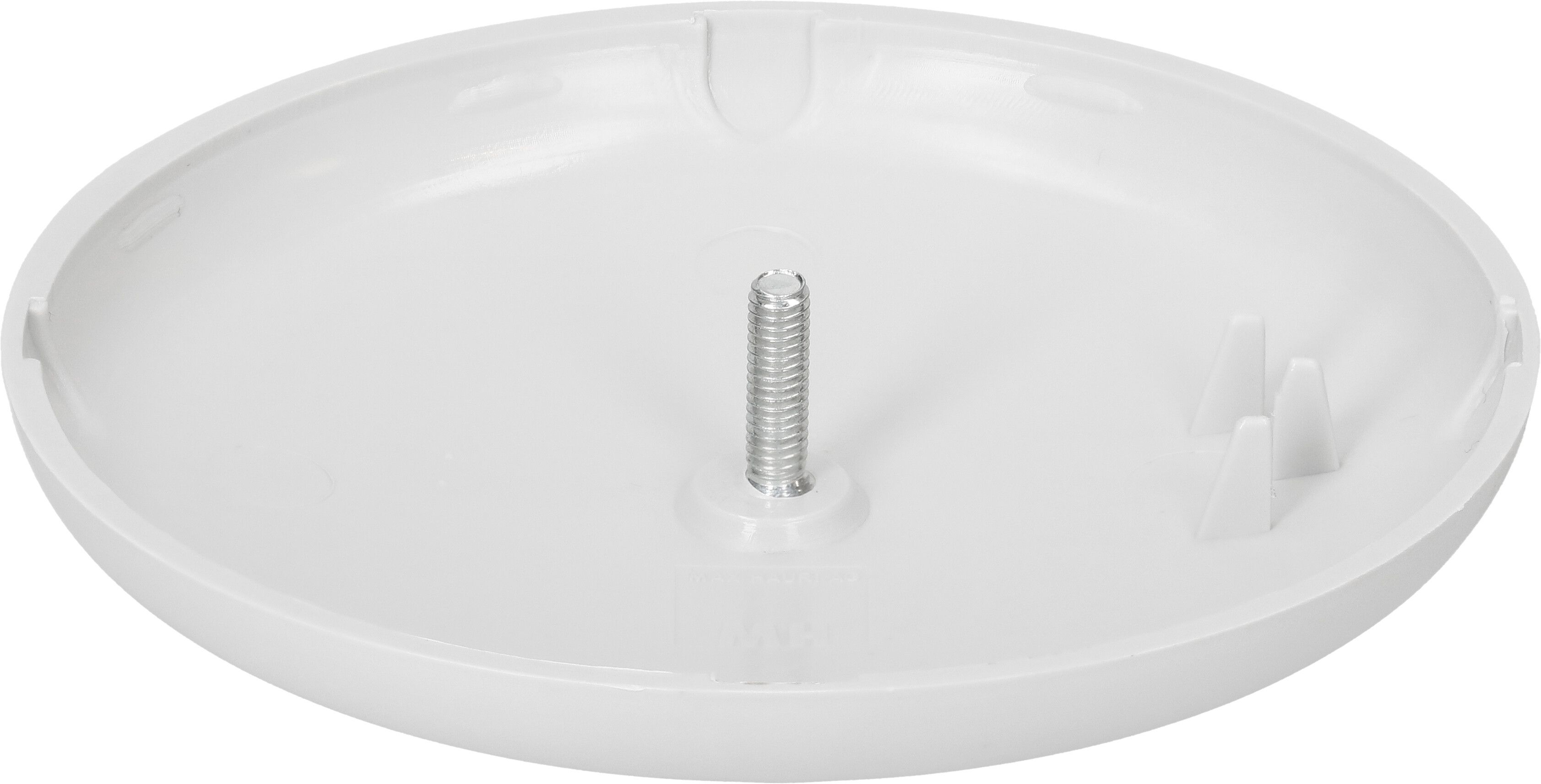 Deckenrosette rund Steg lichtgrau