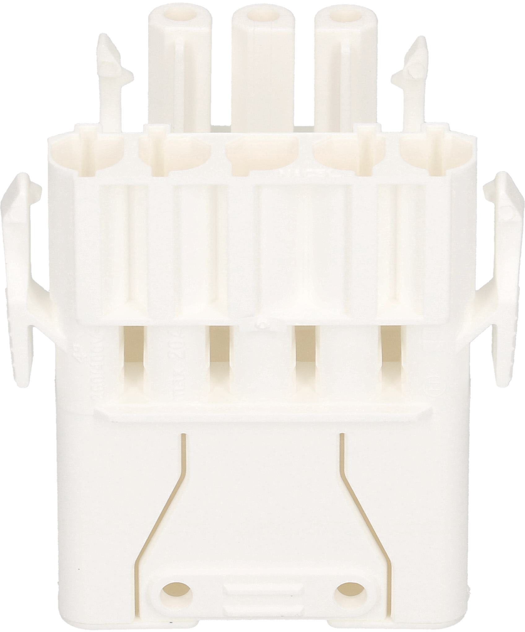 Stecker ENSTO 5-polig weiss Zugentlastung