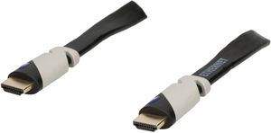 HDMI Flachkabel 1,5m schwarz High Speed