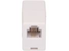 Presa doppio per telefono RJ11 bianco