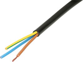 câble TD H05VV-F3G1.5 10m noir