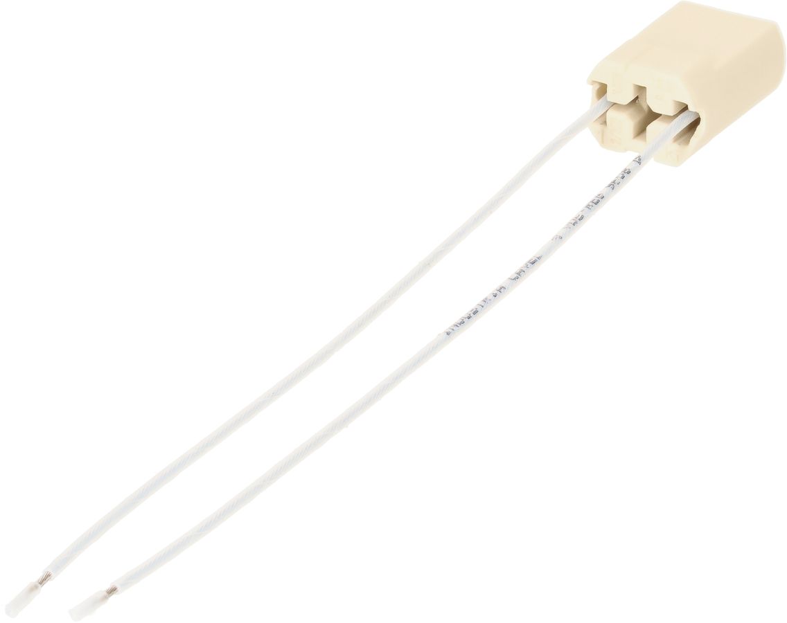 portalampada G9 ceramica cavetto PTFE 140mm