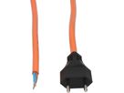 EPR/PUR-Netzkabel H07BQ-F2X1.5 5m orange Typ 11