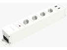 CUBO Steckdoseneinheit weiss 4x Typ 13 1x USB-A/C