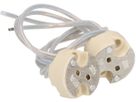 Halogenfassung G4/G5.3/G6.35 PTFE L=140mm