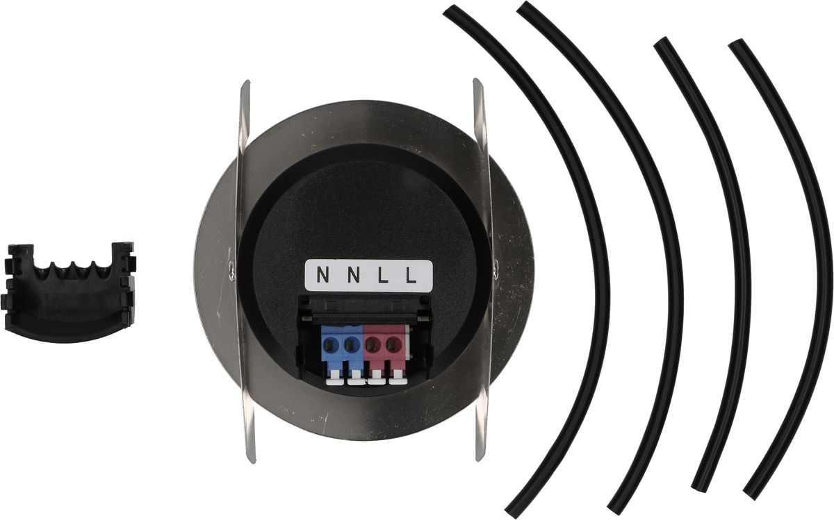 LED-Einbauspot WOODY Ø68 nickel gebürstet 3000K 660lm 60°