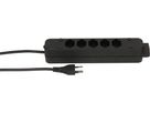 multiprise Swiss Line 5+1x type 13 noir 3m