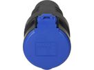 Kupplung Typ 13 3-polig schwarz/blau IP55