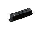 CUBO presa multipla nero 3x tipo 13