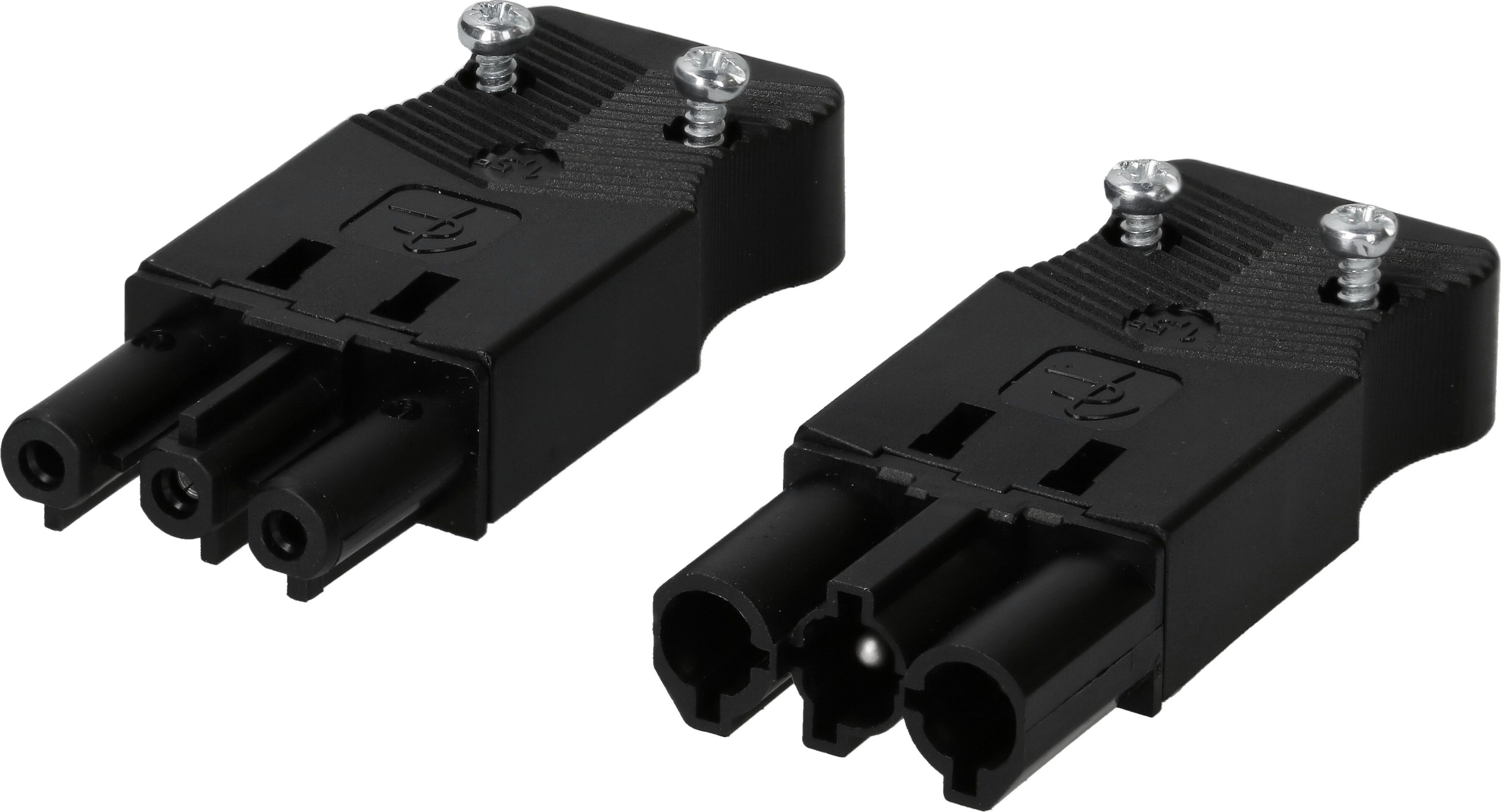 Stecker und Kupplung flach 3-pol. 20A/250V IP20 - MAX HAURI AG