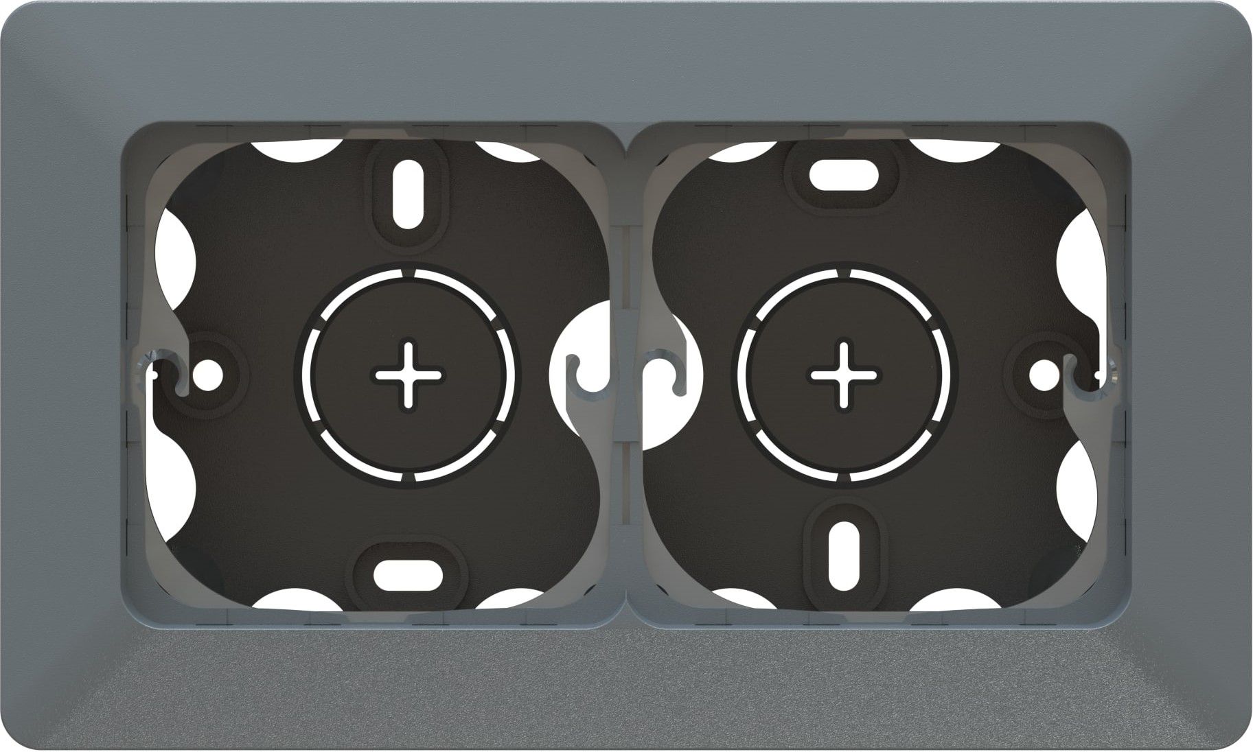 linea di testa AP 1x2 orizzontale priamos antracite