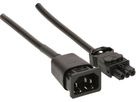 câble d'appareil TD H05VV-F3G1.0 0.8m noir C14/GST15i3