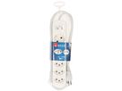 set di 5 multip. Basic Line 3x tipo 13 / 2x Schuko bi inter. 1.5m