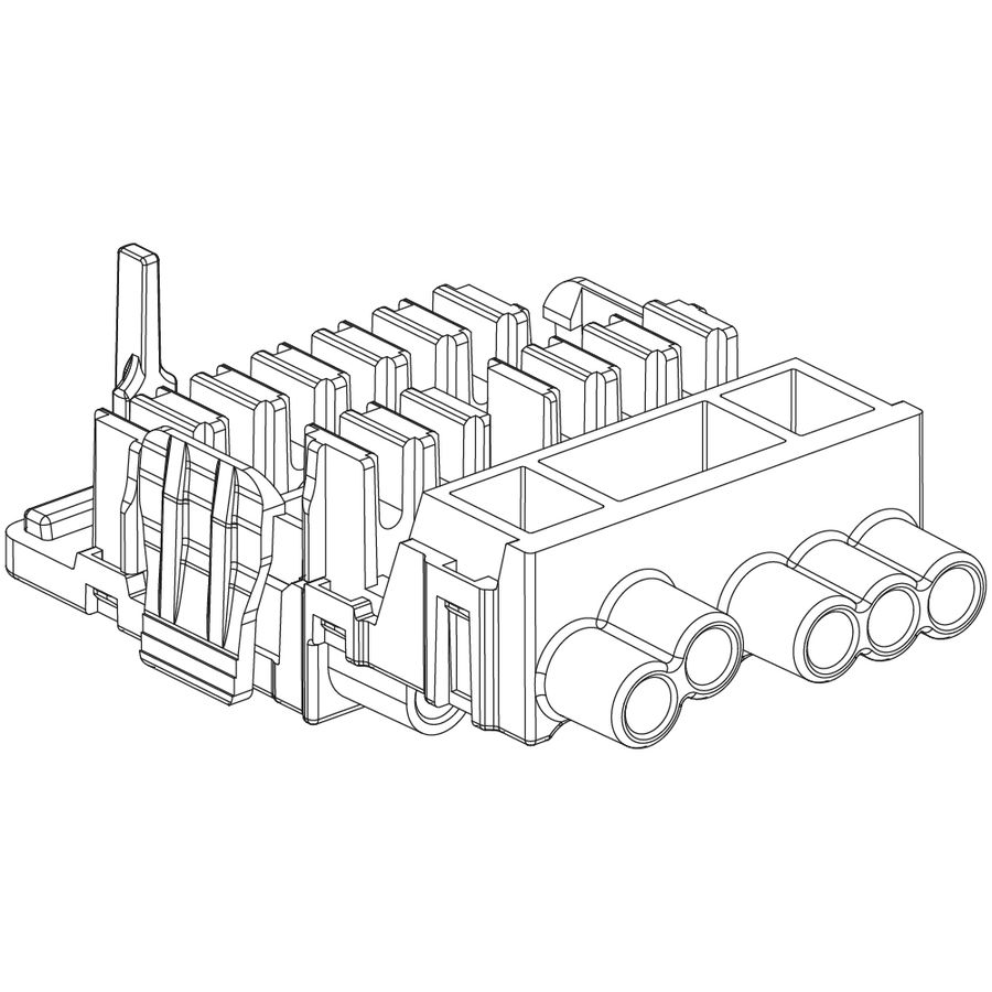 LBK 2/11 CON KU 11POL Axialverbinder