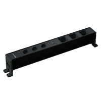 CUBO Steckdoseneinheit schwarz 3x Typ 13 1x USB A/C 3x Leermodul