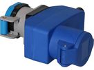 CEE Winkelkupplung blau CEE16-3 + Typ 23 IP55