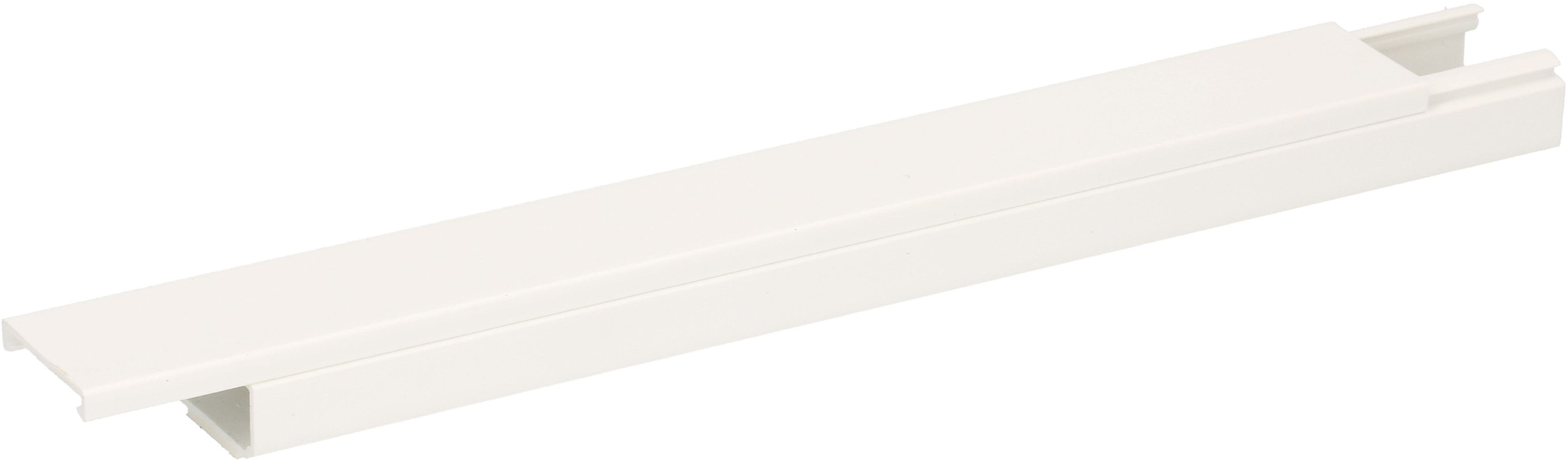 Goulotte 25x16mm blanc auto-adhésif 2m