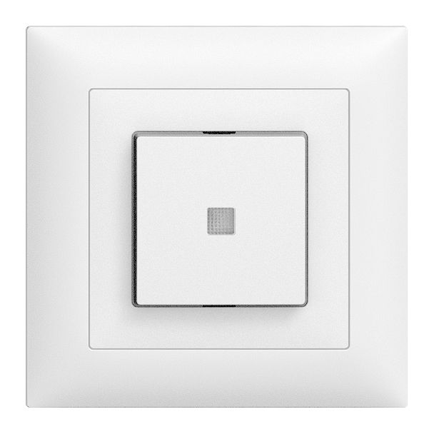 pulsante NA/NC illuminato INC EdizioDue bianco