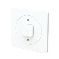 Druckschalter Schema 3 beleuchtet UP maxONE weiss