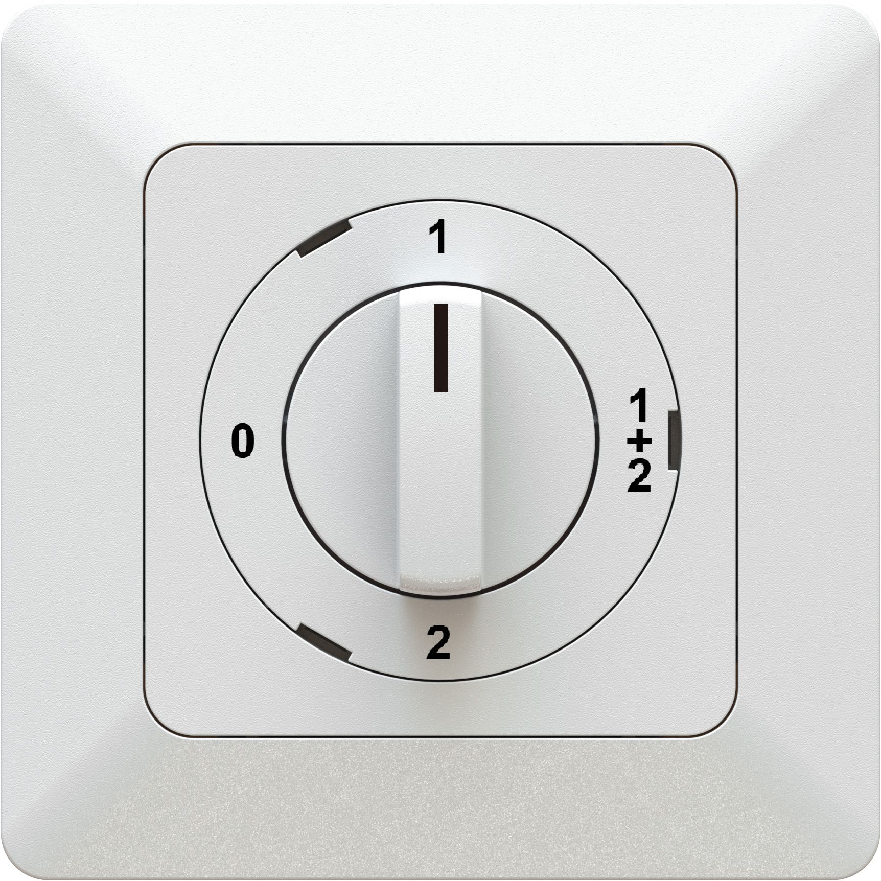 Drehschalter Schema 1/1L 0-1-1+2-2 AP priamos weiss