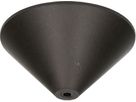 Pavillon conique 120x60mm noir