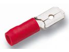 Isolierte Flachsteckstecker rot 0.5-1mm2 / 20 Stück