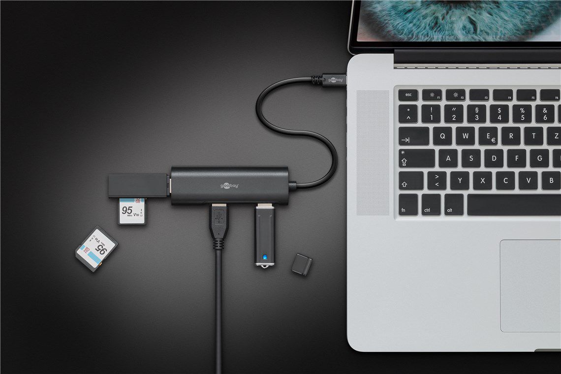 USB Hub / USB-C auf 4x USB 3.0A 0.18m